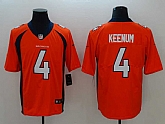 Nike Broncos 4 Case Keenum Orange Vapor Untouchable Limited Jersey,baseball caps,new era cap wholesale,wholesale hats